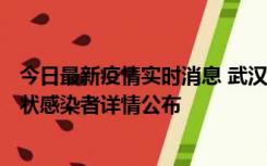 今日最新疫情实时消息 武汉市新增1例确诊病例和12例无症状感染者详情公布