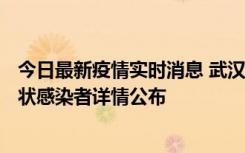 今日最新疫情实时消息 武汉市新增1例确诊病例和12例无症状感染者详情公布