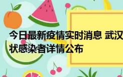 今日最新疫情实时消息 武汉市新增1例确诊病例和12例无症状感染者详情公布