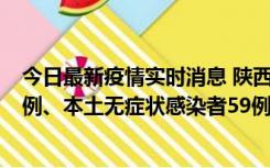 今日最新疫情实时消息 陕西10月23日新增本土确诊病例22例、本土无症状感染者59例