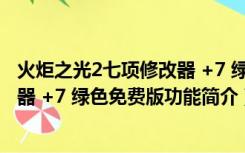 火炬之光2七项修改器 +7 绿色免费版（火炬之光2七项修改器 +7 绿色免费版功能简介）