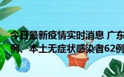 今日最新疫情实时消息 广东10月24日新增本土确诊病例33例、本土无症状感染者62例