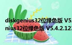 diskgenius32位绿色版 V5.4.2.1239 免注册码版（diskgenius32位绿色版 V5.4.2.1239 免注册码版功能简介）