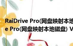 RaiDrive Pro(网盘映射本地磁盘) V1.7.2 官方版（RaiDrive Pro(网盘映射本地磁盘) V1.7.2 官方版功能简介）