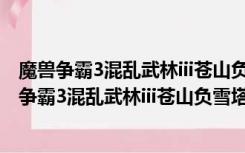 魔兽争霸3混乱武林iii苍山负雪塔防地图 a4.6 正式版（魔兽争霸3混乱武林iii苍山负雪塔防地图 a4.6 正式版功能简介）