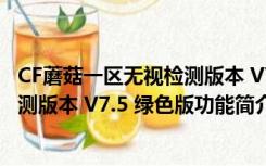 CF蘑菇一区无视检测版本 V7.5 绿色版（CF蘑菇一区无视检测版本 V7.5 绿色版功能简介）