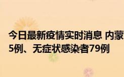 今日最新疫情实时消息 内蒙古10月25日新增本土确诊病例35例、无症状感染者79例