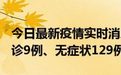 今日最新疫情实时消息 新疆10月25日新增确诊9例、无症状129例