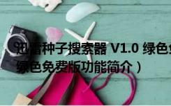 迅雷种子搜索器 V1.0 绿色免费版（迅雷种子搜索器 V1.0 绿色免费版功能简介）