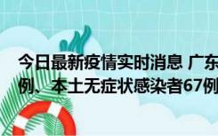 今日最新疫情实时消息 广东10月25日新增本土确诊病例45例、本土无症状感染者67例