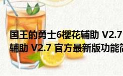 国王的勇士6樱花辅助 V2.7 官方最新版（国王的勇士6樱花辅助 V2.7 官方最新版功能简介）