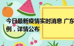 今日最新疫情实时消息 广东惠州惠城区新增1例新冠确诊病例，详情公布