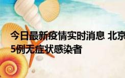 今日最新疫情实时消息 北京10月26日新增12例本土确诊和5例无症状感染者