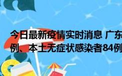 今日最新疫情实时消息 广东10月26日新增本土确诊病例15例、本土无症状感染者84例