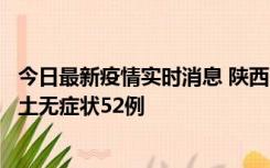 今日最新疫情实时消息 陕西10月30日新增本土确诊9例、本土无症状52例