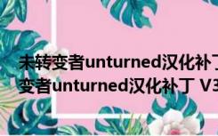 未转变者unturned汉化补丁 V3.18.1.1 最新免费版（未转变者unturned汉化补丁 V3.18.1.1 最新免费版功能简介）