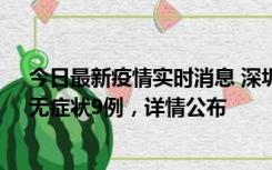 今日最新疫情实时消息 深圳10月30日新增本土确诊21例、无症状9例，详情公布