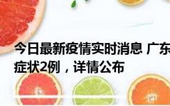 今日最新疫情实时消息 广东鹤山新增本土确诊6例、本土无症状2例，详情公布