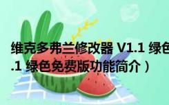 维克多弗兰修改器 V1.1 绿色免费版（维克多弗兰修改器 V1.1 绿色免费版功能简介）