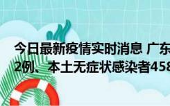 今日最新疫情实时消息 广东10月31日新增本土确诊病例242例、本土无症状感染者458例