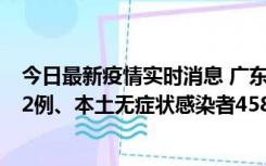 今日最新疫情实时消息 广东10月31日新增本土确诊病例242例、本土无症状感染者458例