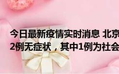 今日最新疫情实时消息 北京10月31日新增21例本土确诊和2例无症状，其中1例为社会面筛查人员