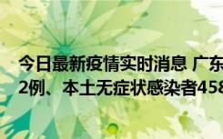 今日最新疫情实时消息 广东10月31日新增本土确诊病例242例、本土无症状感染者458例