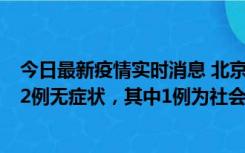 今日最新疫情实时消息 北京10月31日新增21例本土确诊和2例无症状，其中1例为社会面筛查人员