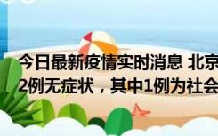 今日最新疫情实时消息 北京10月31日新增21例本土确诊和2例无症状，其中1例为社会面筛查人员