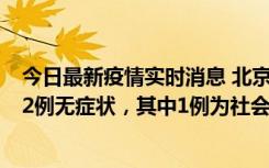 今日最新疫情实时消息 北京10月31日新增21例本土确诊和2例无症状，其中1例为社会面筛查人员