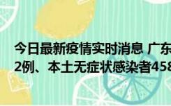 今日最新疫情实时消息 广东10月31日新增本土确诊病例242例、本土无症状感染者458例