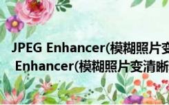 JPEG Enhancer(模糊照片变清晰软件) V1.8 破解版（JPEG Enhancer(模糊照片变清晰软件) V1.8 破解版功能简介）