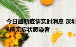 今日最新疫情实时消息 深圳10月31日新增23例确诊病例和6例无症状感染者