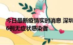 今日最新疫情实时消息 深圳10月31日新增23例确诊病例和6例无症状感染者