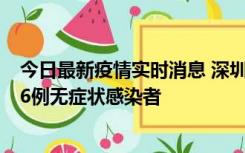 今日最新疫情实时消息 深圳10月31日新增23例确诊病例和6例无症状感染者