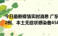 今日最新疫情实时消息 广东10月31日新增本土确诊病例242例、本土无症状感染者458例