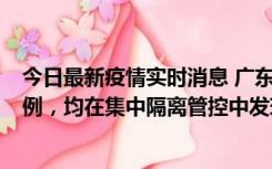 今日最新疫情实时消息 广东江门蓬江区新增3例本土确诊病例，均在集中隔离管控中发现