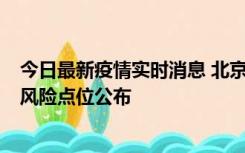 今日最新疫情实时消息 北京昌平区新增1例确诊病例，新增风险点位公布