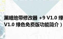 黑暗地带修改器 +9 V1.0 绿色免费版（黑暗地带修改器 +9 V1.0 绿色免费版功能简介）