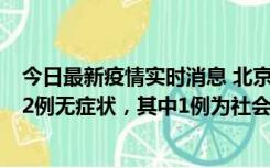 今日最新疫情实时消息 北京10月31日新增21例本土确诊和2例无症状，其中1例为社会面筛查人员