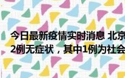 今日最新疫情实时消息 北京10月31日新增21例本土确诊和2例无症状，其中1例为社会面筛查人员