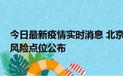 今日最新疫情实时消息 北京昌平区新增1例确诊病例，新增风险点位公布