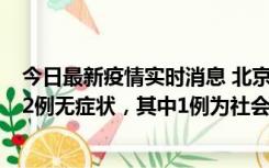 今日最新疫情实时消息 北京10月31日新增21例本土确诊和2例无症状，其中1例为社会面筛查人员