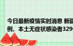 今日最新疫情实时消息 新疆乌鲁木齐新增本土确诊病例25例、本土无症状感染者329例