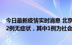 今日最新疫情实时消息 北京10月31日新增21例本土确诊和2例无症状，其中1例为社会面筛查人员