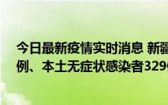 今日最新疫情实时消息 新疆乌鲁木齐新增本土确诊病例25例、本土无症状感染者329例