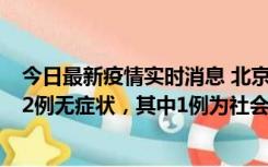 今日最新疫情实时消息 北京10月31日新增21例本土确诊和2例无症状，其中1例为社会面筛查人员