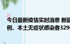 今日最新疫情实时消息 新疆乌鲁木齐新增本土确诊病例25例、本土无症状感染者329例