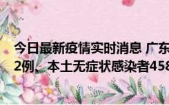 今日最新疫情实时消息 广东10月31日新增本土确诊病例242例、本土无症状感染者458例