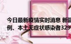 今日最新疫情实时消息 新疆乌鲁木齐新增本土确诊病例25例、本土无症状感染者329例